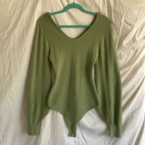 She + Sky Bodysuit Sweater